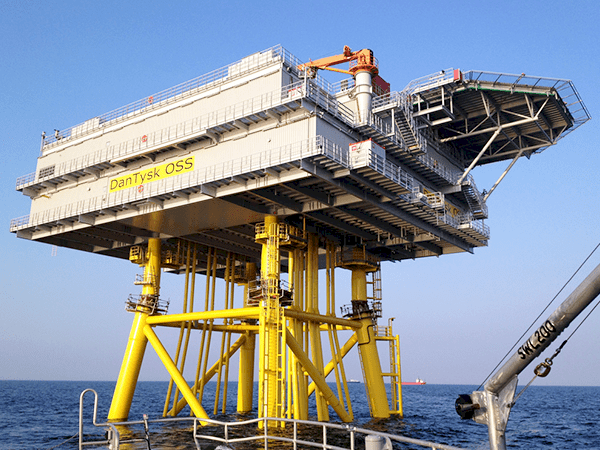DanTysk offshore oil rig.